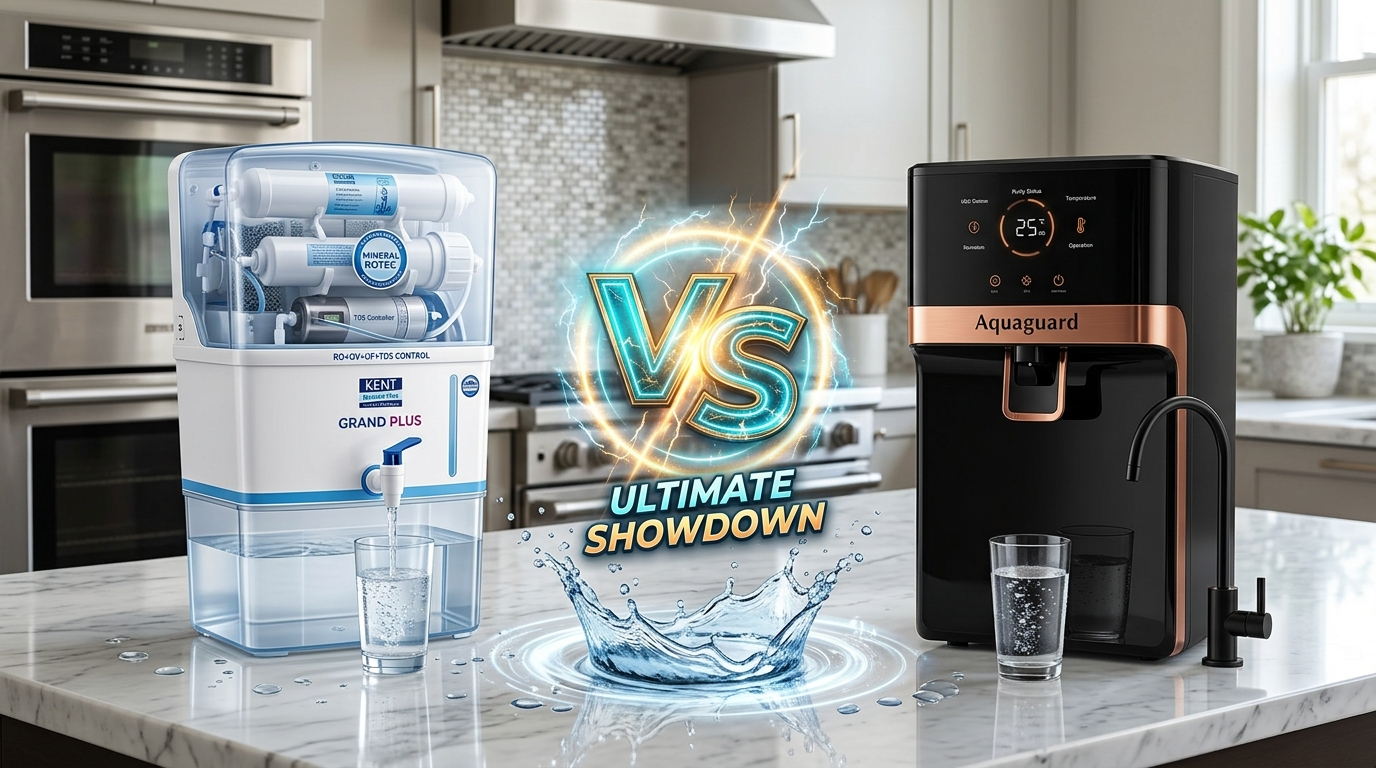 Kent Grand Plus vs 10 Aquaguard Purifiers: Complete 2026 Showdown