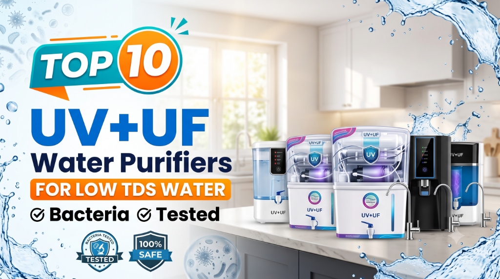 Best UF Water Purifiers for Gravity & Non-Electric Use in India (2026)